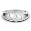 Jewelove™ Rings Designer Platinum Heart Diamond Ring JL PT R 8152