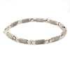 Jewelove™ Bangles & Bracelets Designer Platinum Links Bracelet for Men JL PTB 1153