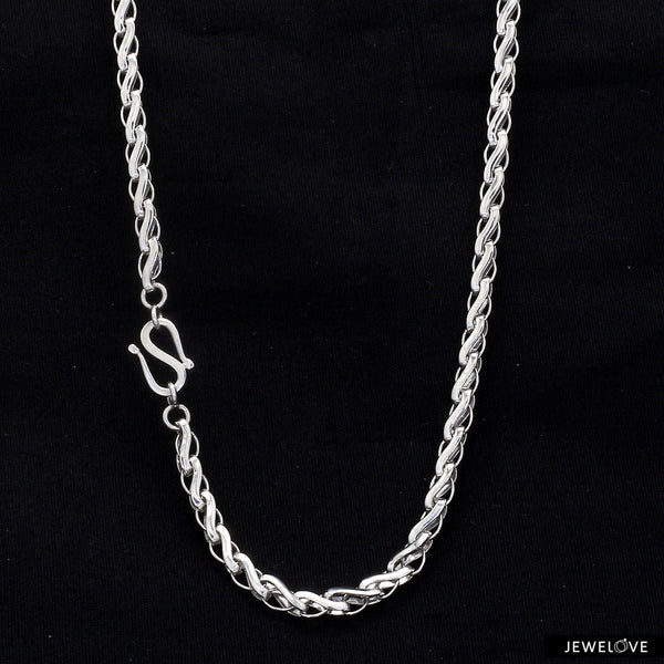 Jewelove™ Chains Designer Platinum Links Chain for Men JL PT CH 1176