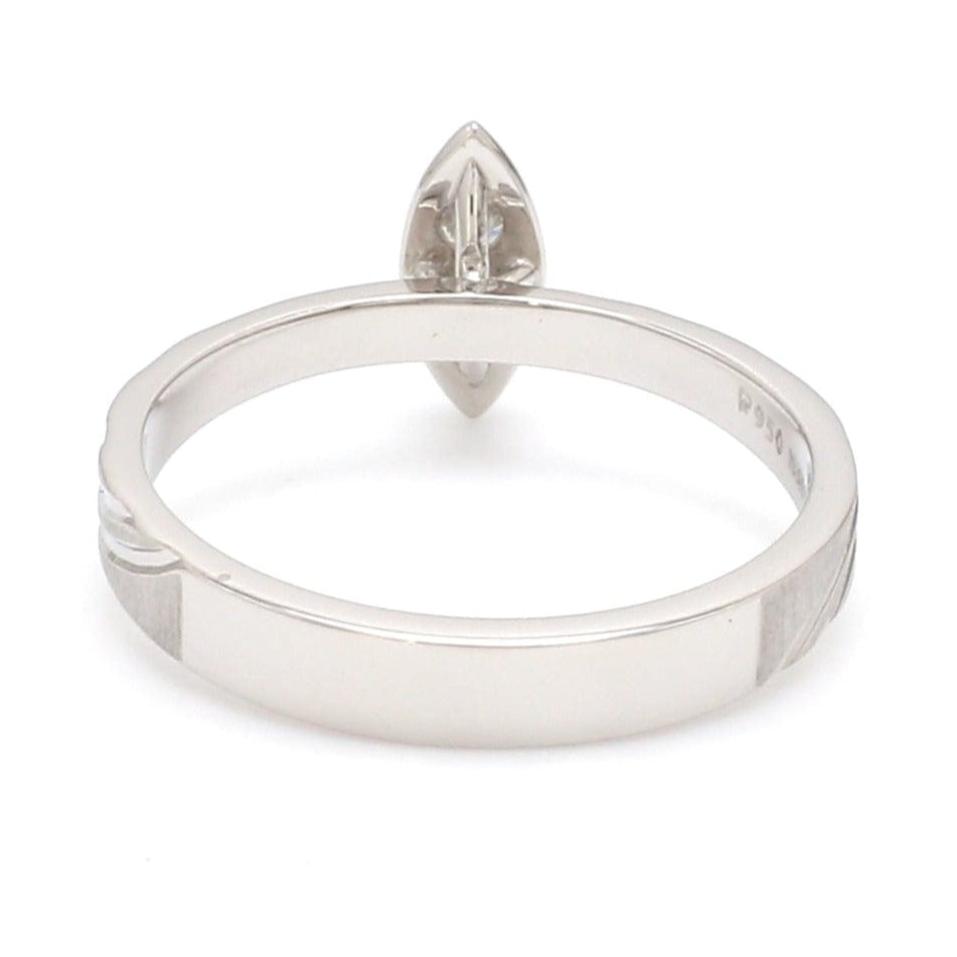 Jewelove™ Rings Designer Platinum Love Band Diamonds JL PT 1060