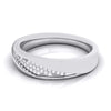 Jewelove™ Rings Designer Platinum Love Band Diamonds JL PT R-8013