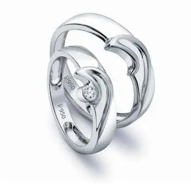 Genuine Diamond Accented Heat Design Love Ring (JL# R10599) - Jewelry  Liquidation