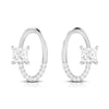 Jewelove™ Pendants & Earrings Earrings only Designer Platinum Princes Cut Solitaire Pendant Set for Women JL PT PE 82F