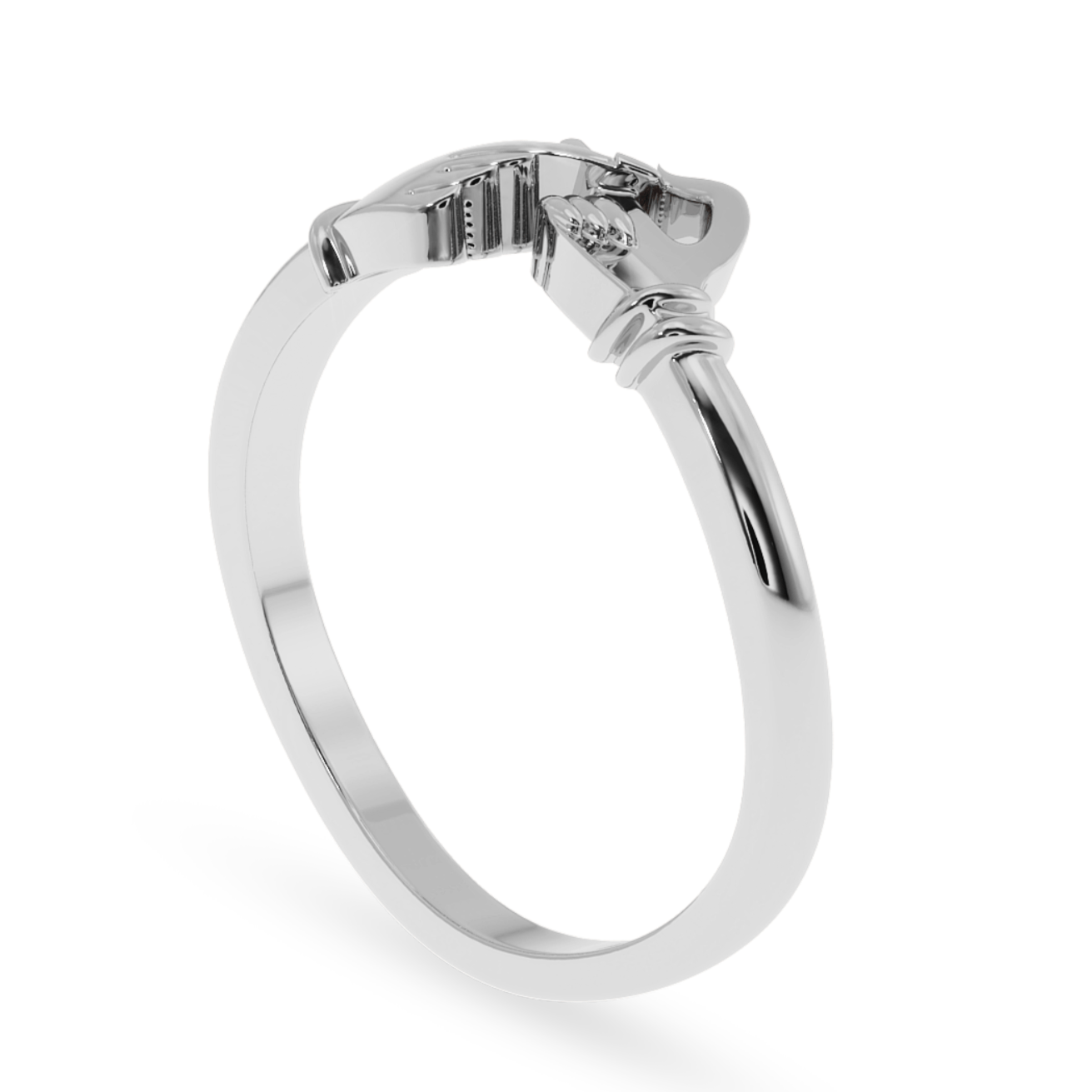Designer Platinum Ring for Women JL PT LC875 – Jewelove™