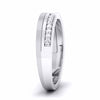 Jewelove™ Rings Designer Platinum Ring with Diamonds for Women JL PT 5858