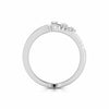 Jewelove™ Rings Designer Platinum Ring with Diamonds for Women JL PT R-11