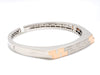 Jewelove™ Bangles & Bracelets Designer Platinum & Rose Gold Bracelet for Men JL PTB 1084