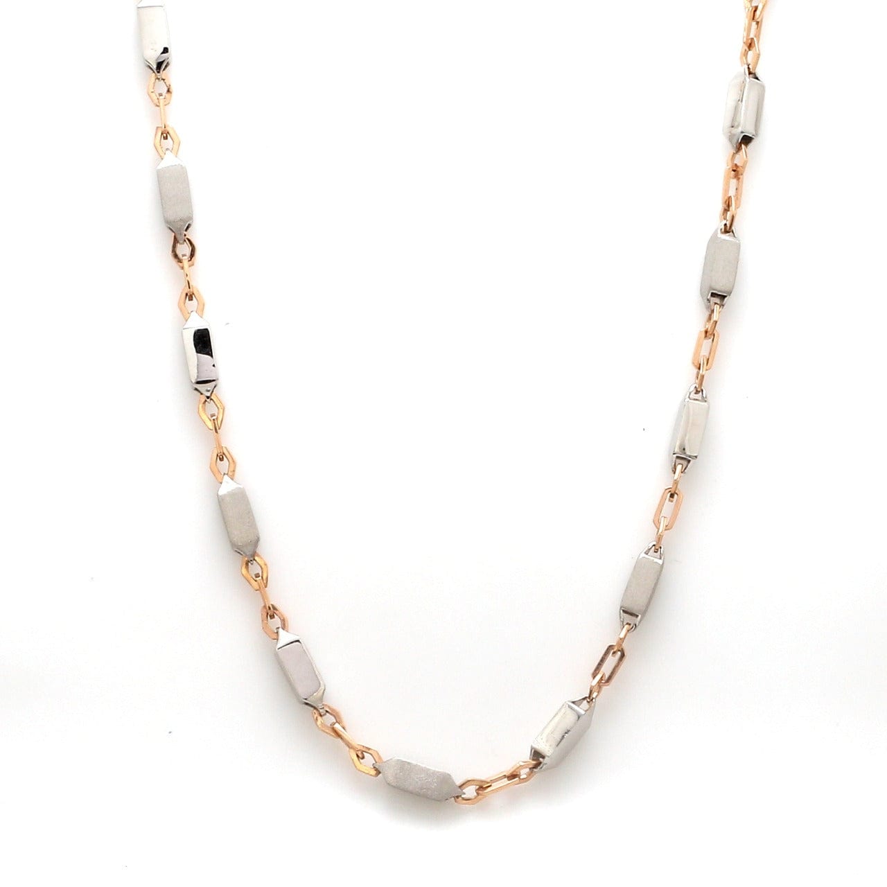 Necklace Rose Gold With Platinum Beautiful Rose Gold Necklace
