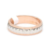 Designer Platinum & Rose Gold Ring for Women JL PT 1122