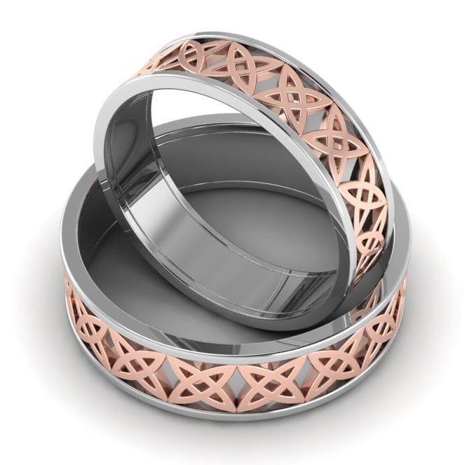 Buy Vientiq His Hers Black Rose Gold Couple Rings for Valentines Day at  Amazon.in
