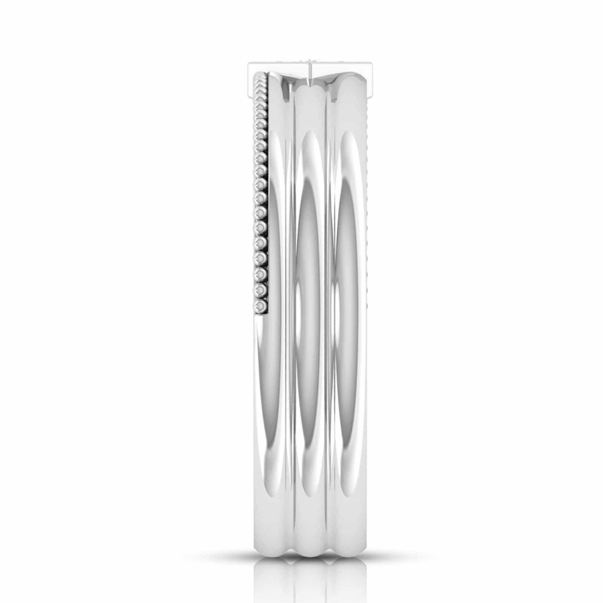 Jewelove™ Rings Designer Platinum Single Diamond Couple Ring JL PT CB 146