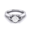 Jewelove™ Rings J VS / Women's Band only Designer Platinum Solitaire Engagement Ring for Women JL PT G-114