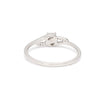 Jewelove™ Rings Designer Platinum Solitaire Ring with Diamond Accents JL PT 969