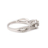 Jewelove™ Rings Designer Platinum Solitaire Ring with Halo & Designer Shank JL PT 677