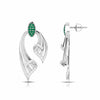 Jewelove™ Earrings Designer Platinum with Diamond Earrings for Women JL PT E NL8536