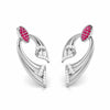 Jewelove™ Earrings Designer Platinum with Diamond Earrings for Women JL PT E NL8536