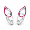 Jewelove™ Earrings Designer Platinum with Diamond Earrings for Women JL PT E NL8550