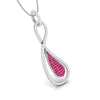 Jewelove™ Pendants Designer Platinum with Diamond Pendant for Women JL PT P NL8523