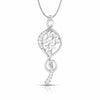 Jewelove™ Pendants & Earrings Pendant only Designer Platinum with Diamond Pendant Set for Women JL PT P NL 8491