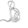 Jewelove™ Pendants & Earrings Designer Platinum with Diamond Solitaire Pendant Set for Women JL PT P NL8518