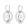 Jewelove™ Pendants & Earrings Earrings only Designer Platinum with Diamond Solitaire Pendant Set for Women JL PT P NL8518