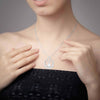 Jewelove™ Pendants & Earrings Designer Platinum with Diamond Solitaire Pendant Set for Women JL PT PE 76G