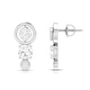 Jewelove™ Pendants & Earrings Designer Platinum with Diamond Solitaire Pendant Set for Women JL PT PE 78A