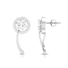 Jewelove™ Pendants & Earrings Designer Platinum with Diamond Solitaire Pendant Set for Women JL PT PE 78B
