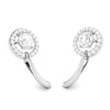 Jewelove™ Pendants & Earrings Designer Platinum with Diamond Solitaire Pendant Set for Women JL PT PE 78B