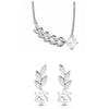 Jewelove™ Earrings Pendant Set Designer Platinum with Diamond Solitaire Pendant Set for Women JL PT PE 79H