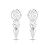 Jewelove™ Pendants & Earrings Earrings Designer Platinum with Diamond Solitaire Pendant Set JL PT PE 78E