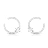 Jewelove™ Pendants & Earrings Designer Platinum with Diamond Solitaire Pendant Set JL PT PE 79F
