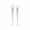 Jewelove™ Pendants & Earrings Earrings Designer Platinum with Solitaire Pendant Set for Women JL PT PE 76D