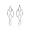 Jewelove™ Pendants & Earrings Earrings Designer Platinum with Solitaire Pendant Set for Women JL PT PE 77C