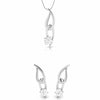 Jewelove™ Pendants & Earrings Pendant Set Designer Platinum with Solitaire Pendant Set for Women JL PT PE 77F