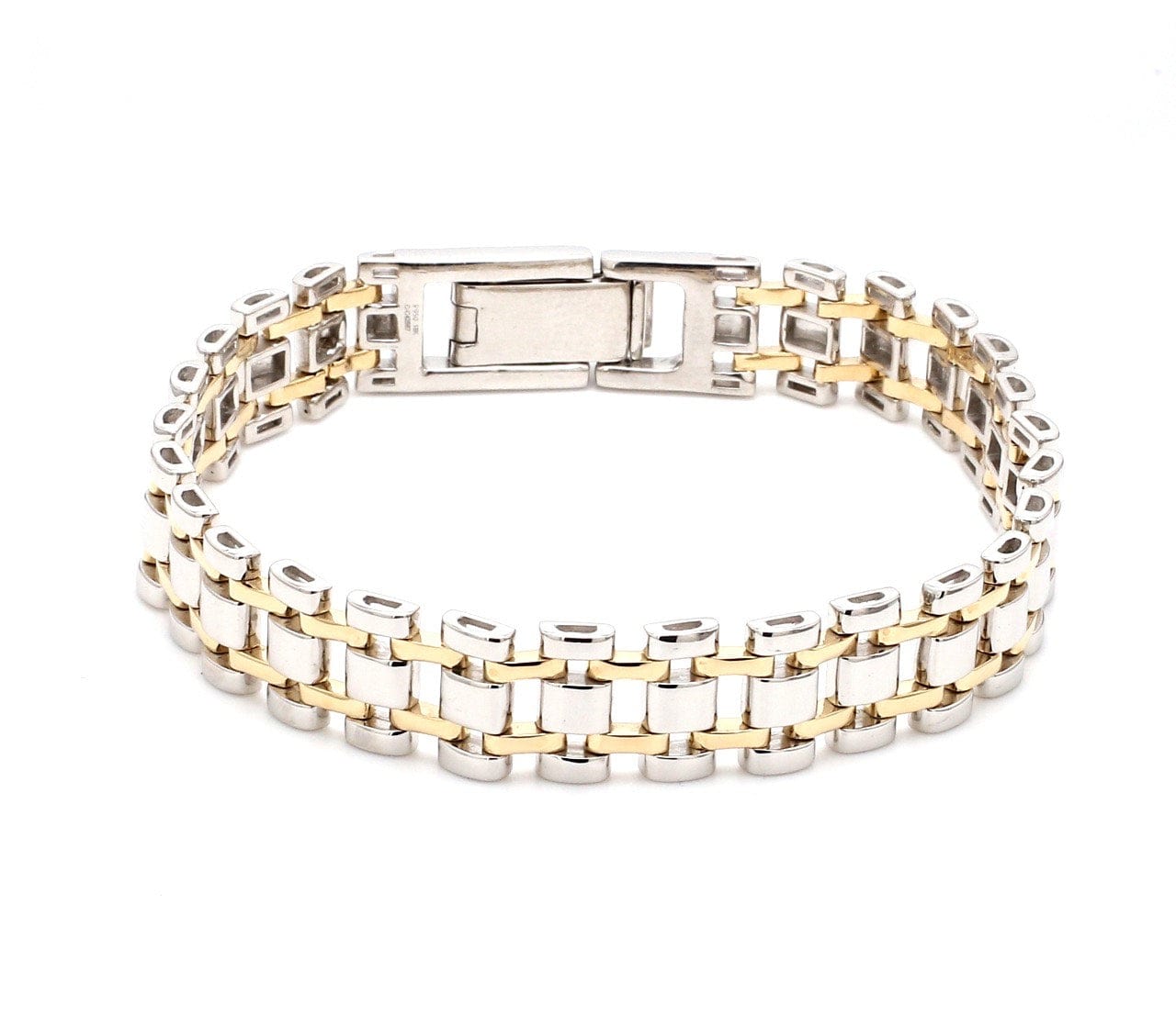 14 KT Yellow Gold Moon Diamond Bracelet