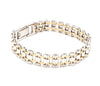 Jewelove™ Bangles & Bracelets Designer Platinum & Yellow Gold Bracelet for Men JL PTB 777