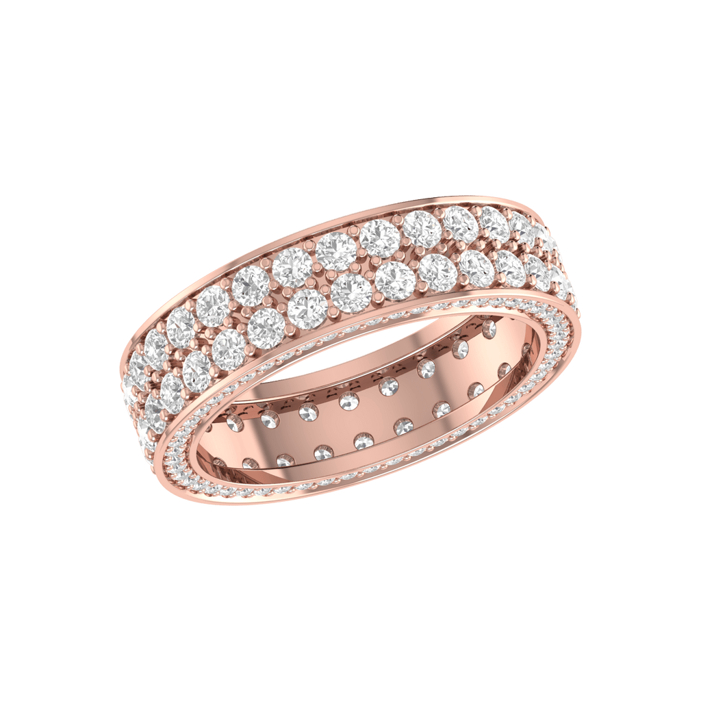 Jewelove™ Rings Designer Rose Gold Diamond Wedding Ring JL AU RD RN 9277R