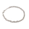 Jewelove™ Bangles & Bracelets Designer Shiny Platinum Bracelet for Women JL PTB 661