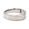 Jewelove™ Rings Designer Single Diamond Platinum Ring for Men SJ PTO 312