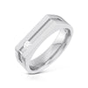 Jewelove™ Rings Designer Single Diamond Platinum Ring for Women JL PT R-8005