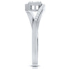 Jewelove™ Rings Designer Solitaire-Look Pressure Setting Platinum Ring for Women JL PT LR 83