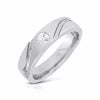 Jewelove™ Rings Designer Solitaire Platinum Couple Rings JL PT 583