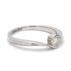 Jewelove™ Rings Designer Solitaire Platinum Ring for Women SJ PTO 314