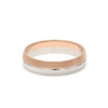 Jewelove™ Rings Designer Unisex Platinum & Rose Gold Couple Rings JL PT 1150