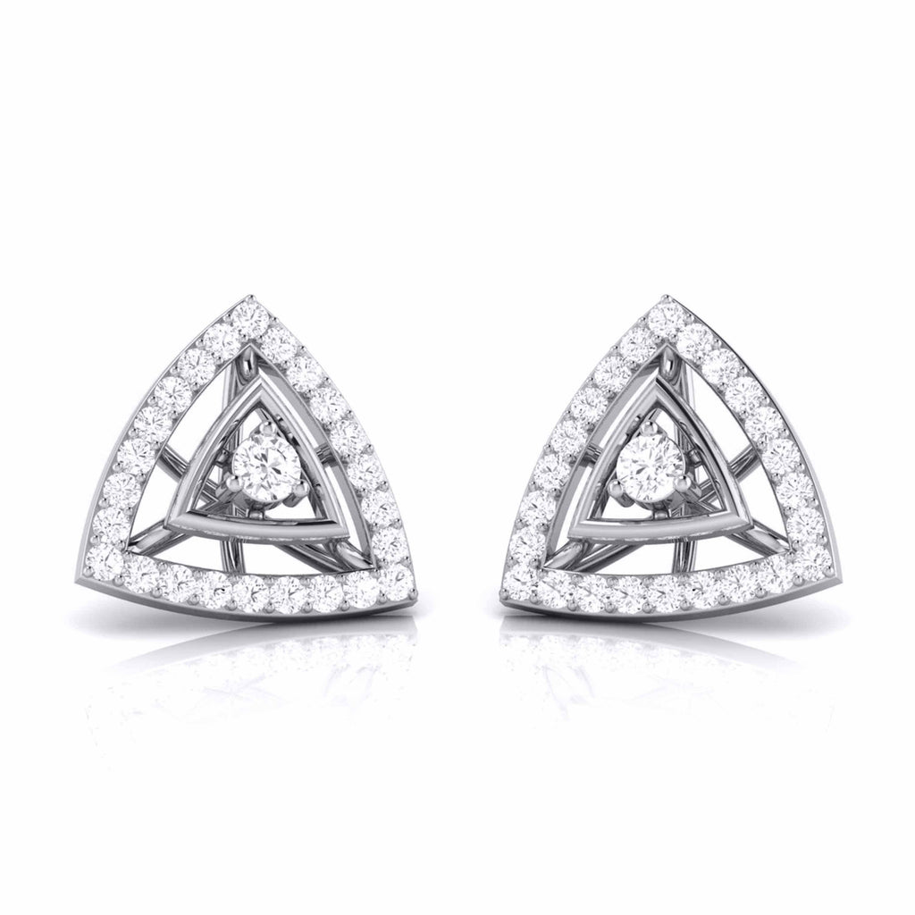 Jewelove™ Earrings Desinger Platinum Diamond Earrings for Women JL PT E MST 3