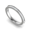 Jewelove™ Rings Diamond Half Eternity Platinum Ring for Women JL PT WB RD 140