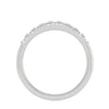 Jewelove™ Rings Diamond Half Eternity Platinum Ring for Women JL PT WB RD 147