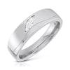 Jewelove™ Rings Both / SI IJ Diamond Platinum Love Bands JL PT R-8040