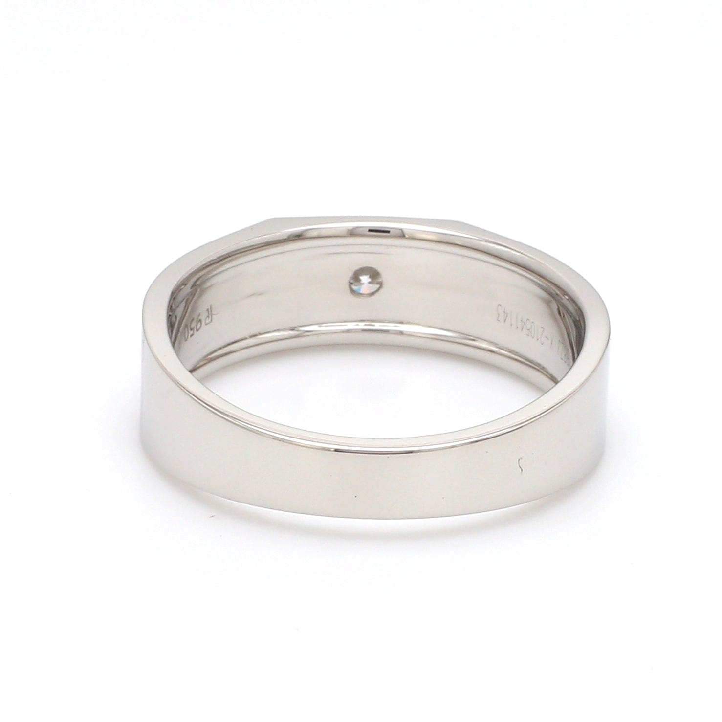 Jewelove™ Rings Diamond Platinum Ring for Men JL PT 1110